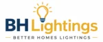 modern logo design for bh lightings 2