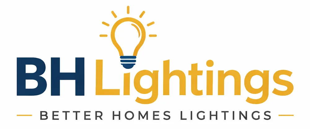 modern logo design for bh lightings 2